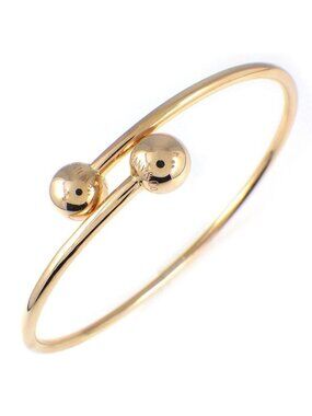 Tiffany & Co Bangle Ball 18k Pink Gold Bracelet